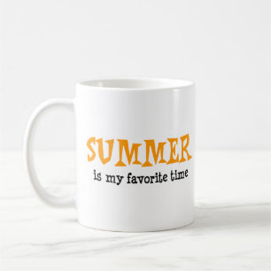 seasons summer favorite time coffee mug