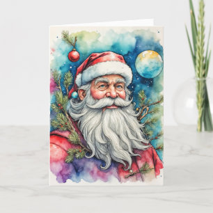 SeasonsGreetings From Santa Claus Holiday Card