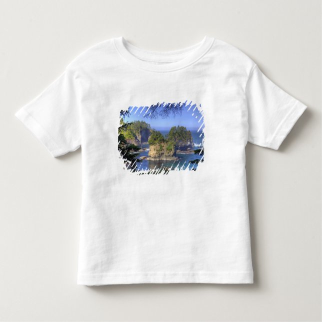 Seastacks, Makah Nation Tribal Lands, Cape Toddler T-Shirt (Front)