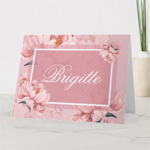 Seat card Folded Greeting Card