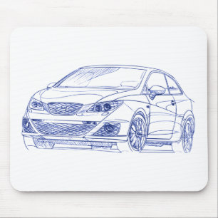 Seat Ibiza FR 2010 Mouse Pad