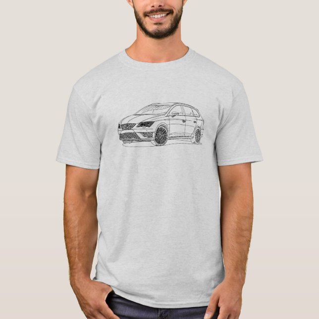 Seat LeonST Cupra 2015 T-Shirt (Front)