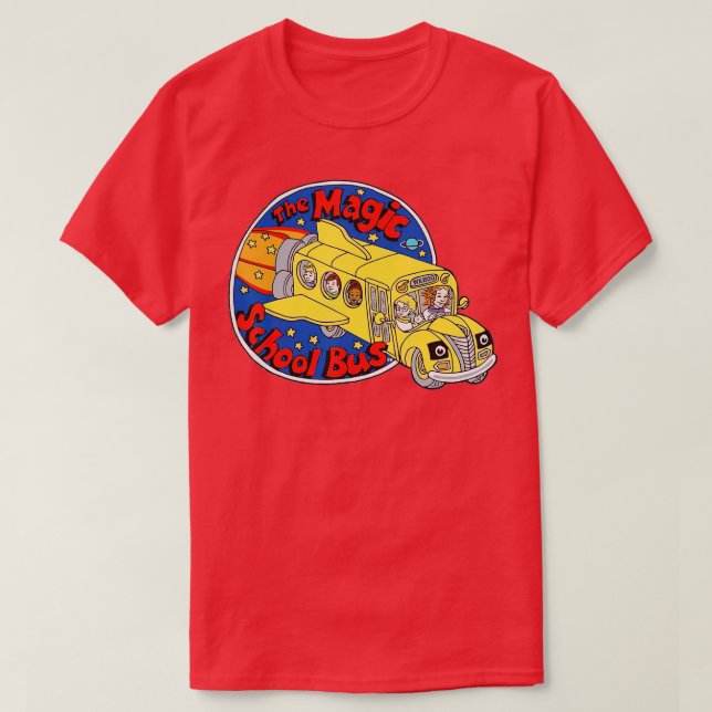 Seatbelts Everyone Funny Magic School Bus Driver J T-Shirt (Design Front)