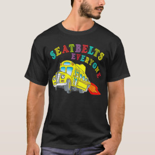 Seatbelts Everyone Magic School Bus Driver Boys T-Shirt