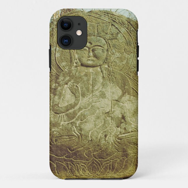 Seated Bodhisattva, Korean, c.985 AD (granite) Case-Mate iPhone Case (Back)