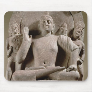 Seated Bodhisattva, Mathura (red sandstone) Mouse Pad