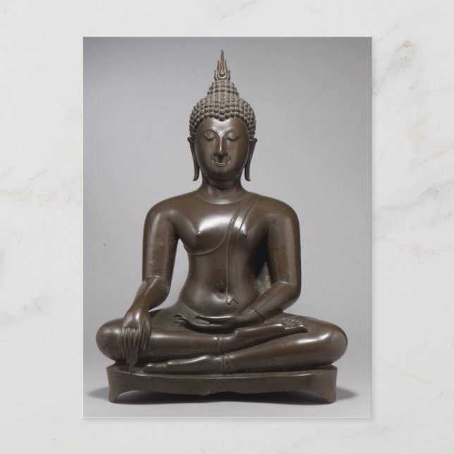 Seated Buddha - 15th century Postcard (Front)