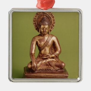 Seated Buddha Metal Tree Decoration