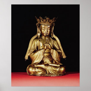 Seated Buddha Poster