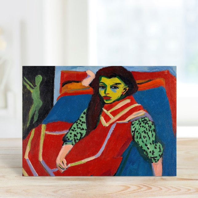 Seated Girl | Ernst Ludwig Kirchner Card (Creator Uploaded)