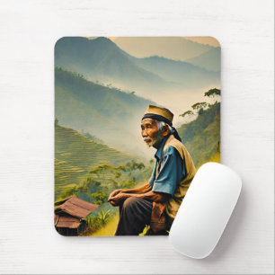 Seated in Serenity Mouse Pad