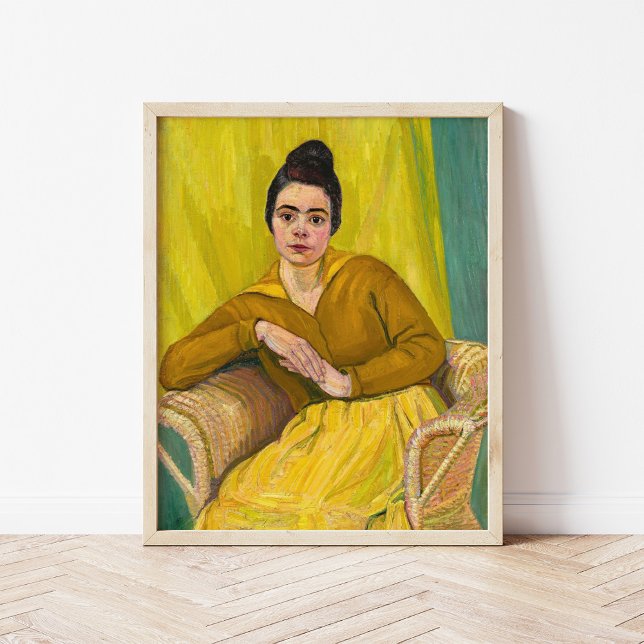 Seated Lady in Wicker Chair | Koloman Moser Poster (Creator Uploaded)