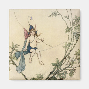 Seated on a Spider's Thread Magnet