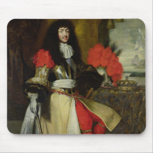 Seated Portrait of Louis XIV after 1670 Mouse Pad