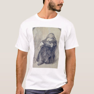 Seated Saskia with a letter in her left hand T-Shirt