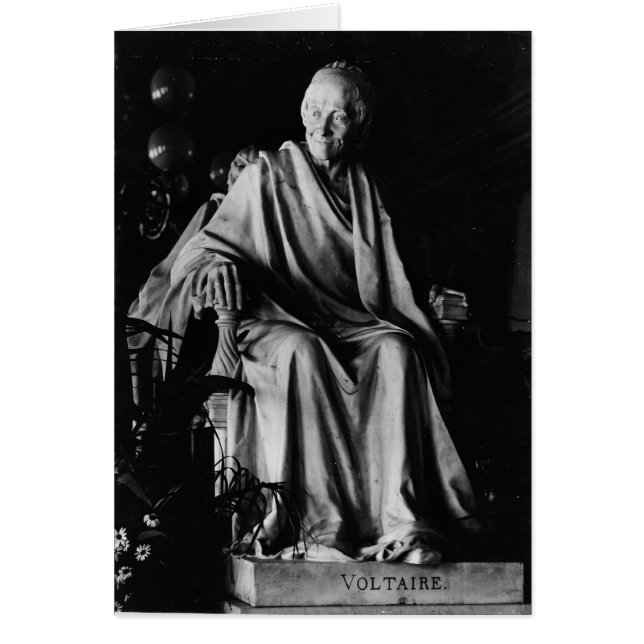 Seated sculpture of Voltaire (Front)