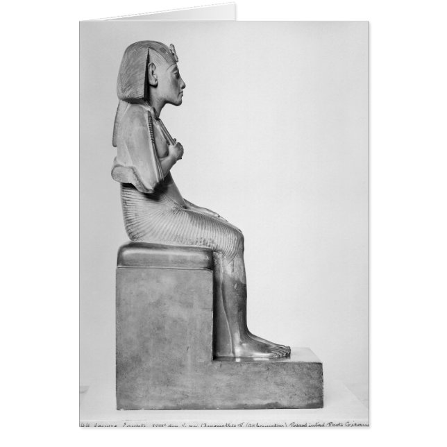 Seated statue of Amenophis IV (Front)