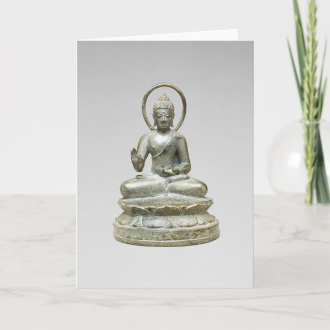 "Seated Transcendent Buddha" Note Card (Front)