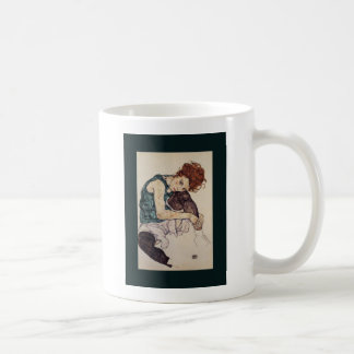 Seated Woman Egon Schiele Austrian Painter 1917 Coffee Mug