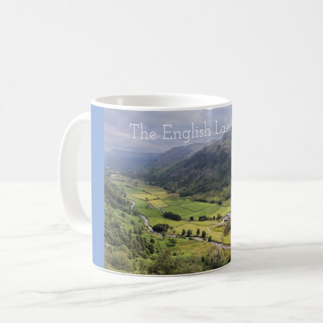 Seathwaithe Valley, the English Lake District Post Coffee Mug (Front Left)