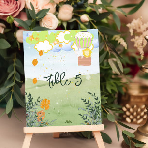 Seating Chart The Adventure Begins Neutral Gender Table Number