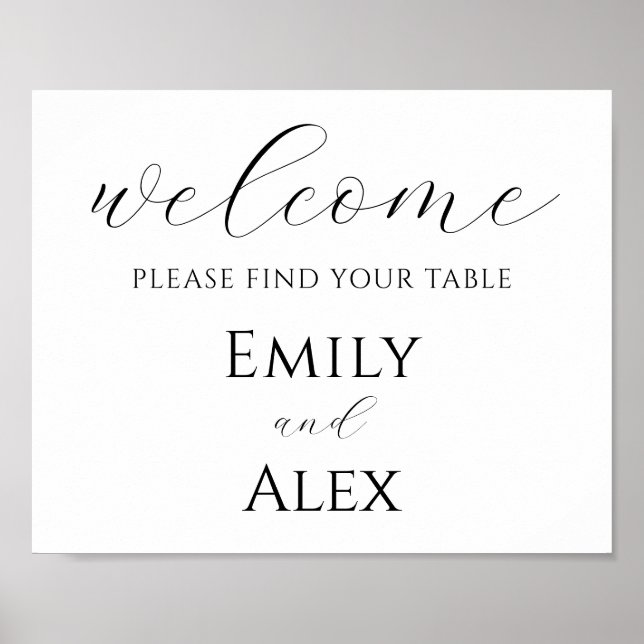 Seating Chart Welcome Header (Front)