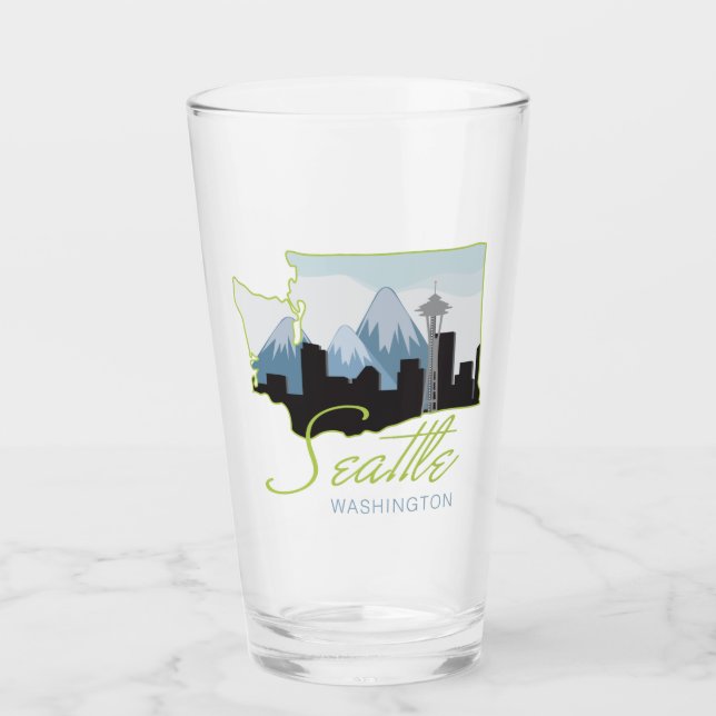Seatle Washington Glass (Front)