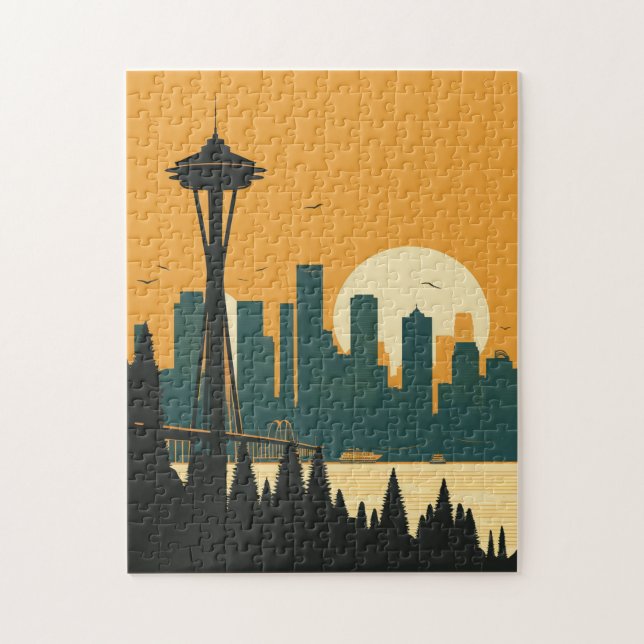 SEATTLE #1 JIGSAW PUZZLE (Vertical)