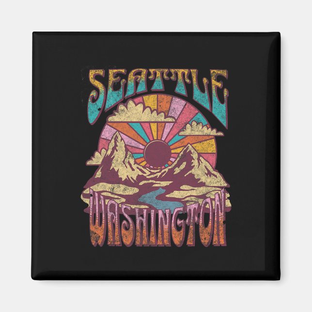 Seattle 1  magnet (Front)