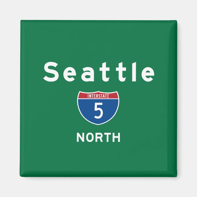 Seattle 5 magnet (Front)