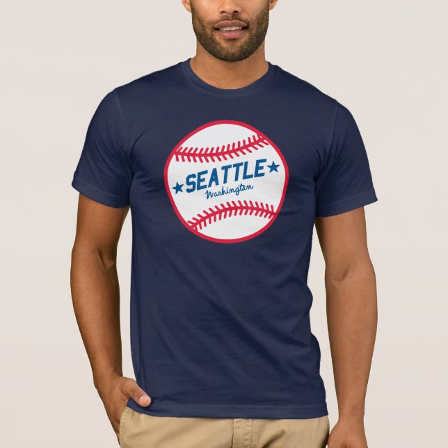 Seattle Baseball T-Shirt (Front)