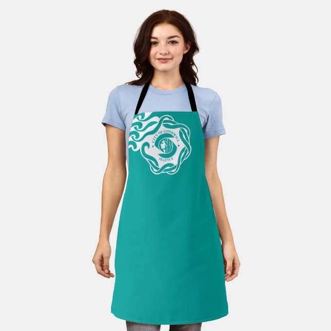 Seattle City flag Apron (Worn)