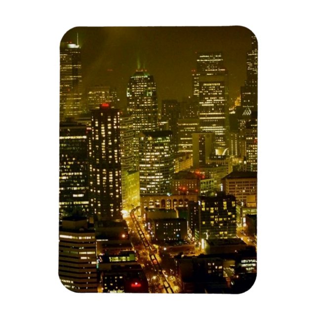 Seattle city view magnet (Vertical)