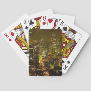 Seattle city view playing cards