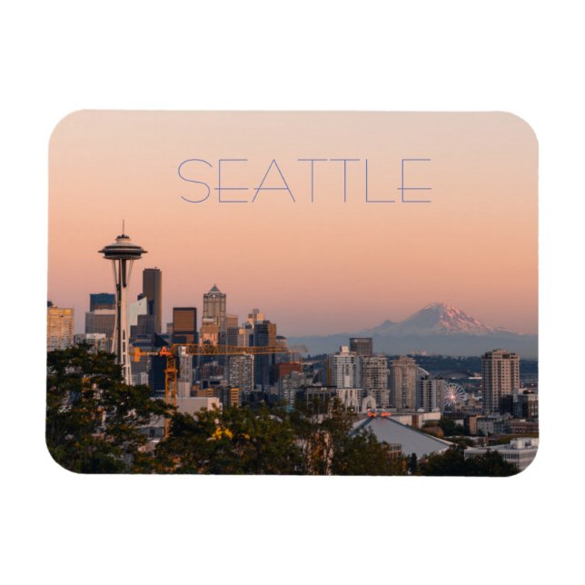 Seattle Day Magnet (Horizontal)