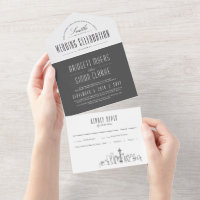 Seattle Deco Skyline | Wedding