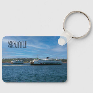 Seattle Ferries and Custom Name Key Ring