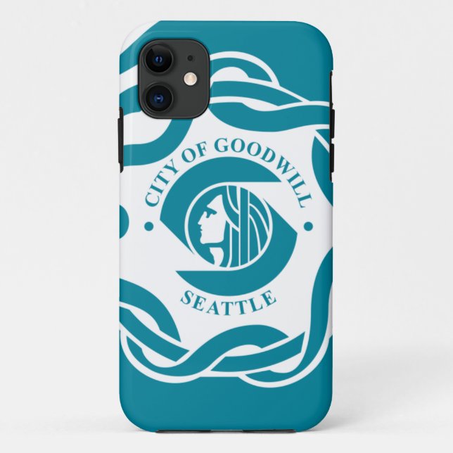 Seattle Flag Case-Mate iPhone Case (Back)