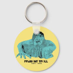 Seattle Fremont Troll Keychain
