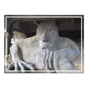 Seattle Fremont Troll Photo Print (various sizes)