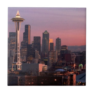 Seattle from Kerry Park. Ceramic Tile