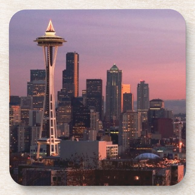 Seattle from Kerry Park. Coaster (Front)