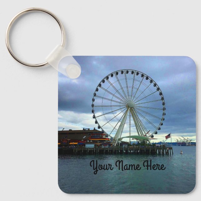 Seattle Great Wheel #2 Keychain (Front)