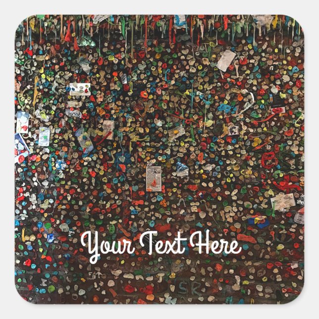 Seattle Gum Wall #4-2 Stickers (Front)