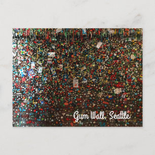 Seattle Gum Wall #4 Postcard