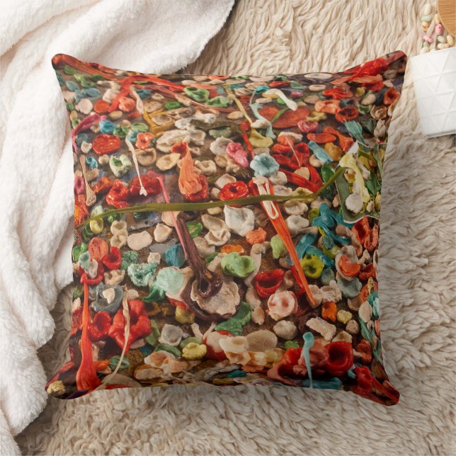 Seattle Gum Wall  Cushion (Blanket)