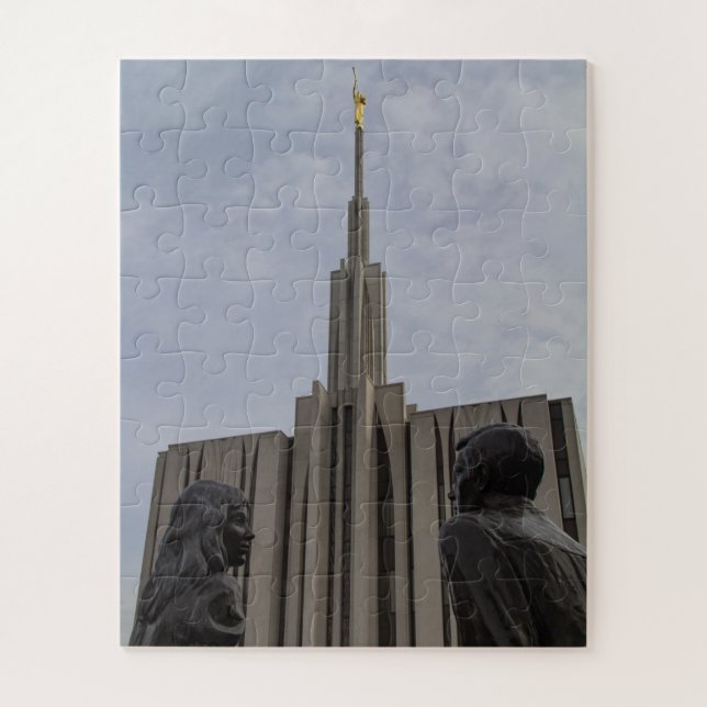 Seattle LDS Temple Jigsaw Puzzle (Vertical)