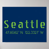 Seattle Longitude Latitude Team Colours