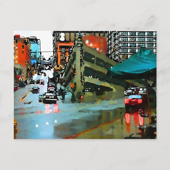 seattle parking garage postcard (Front)