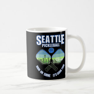 Seattle pickleball player pacific northwest coffee mug